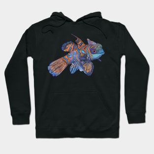 Watercolor Mandarinfish Hoodie